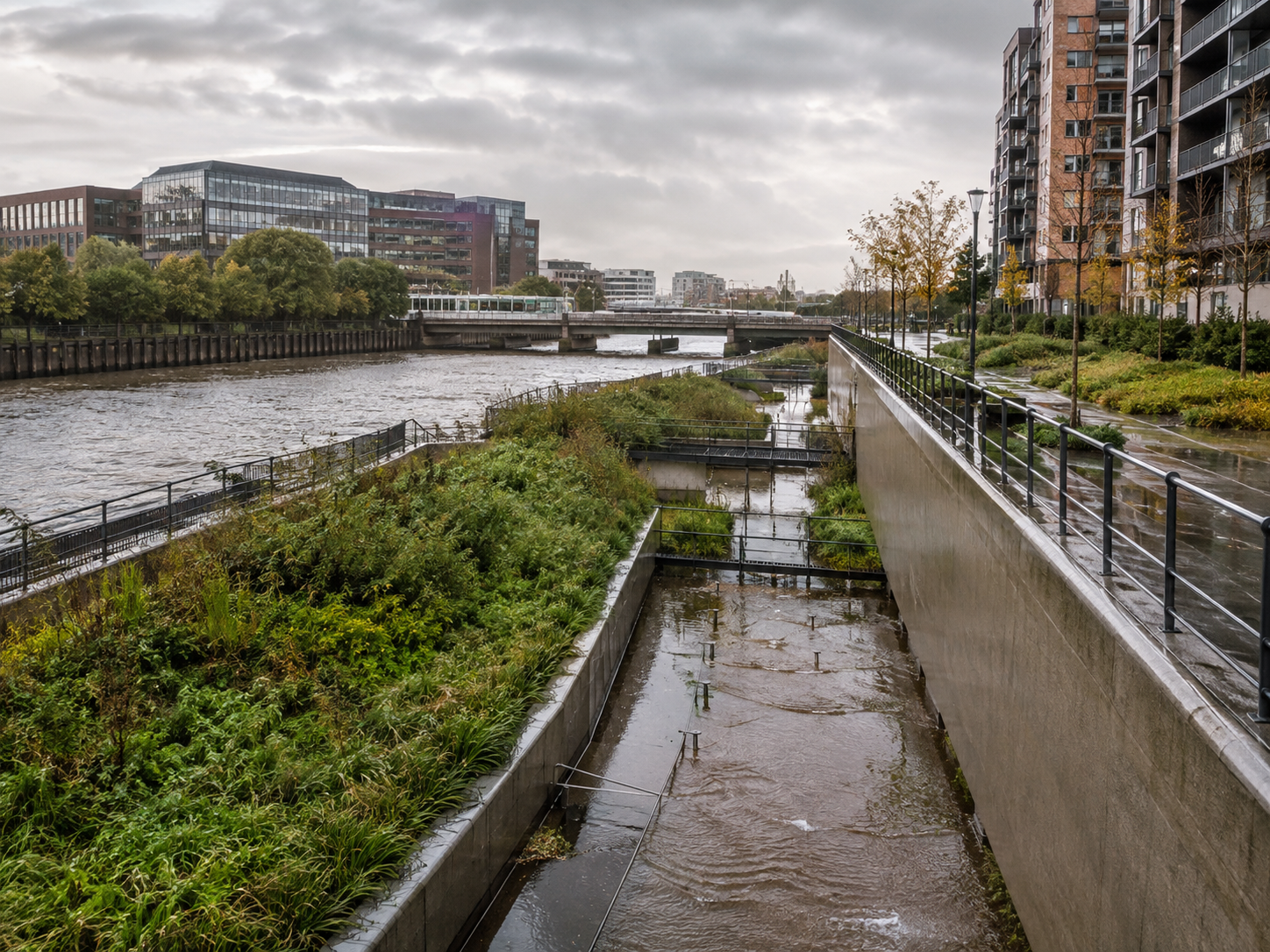 UK urban infrastructure illustrating the relationship between the built environment, climate, energy and environmental resilience